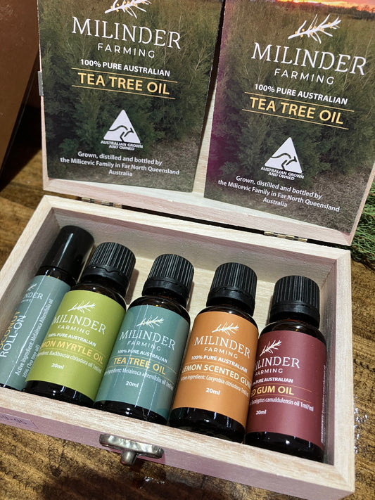 FNQ grown Australian Native Essential Oil Giftpack