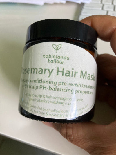 Tablelands Tallow - Rosemary Hair Mask 120ml